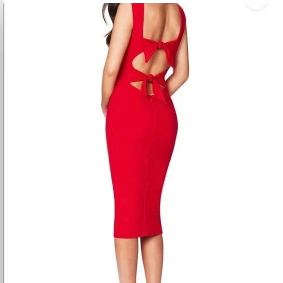 Nookie Dresses & Skirts - Nookie Striking Red Midi Dress